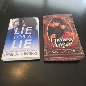 Lot of Two Contemporary Romance Books - A Lie for a Lie and Endless Anger